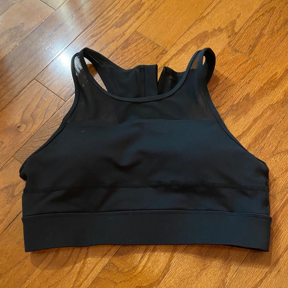 Zyia Back Zip Bra - Large - black